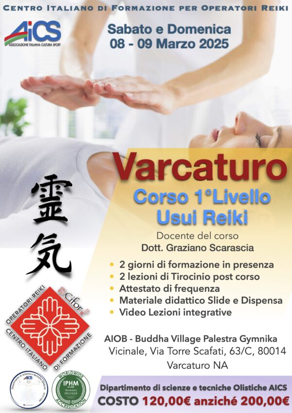 Corso Raku kai reiki 1 livello Varcaturo