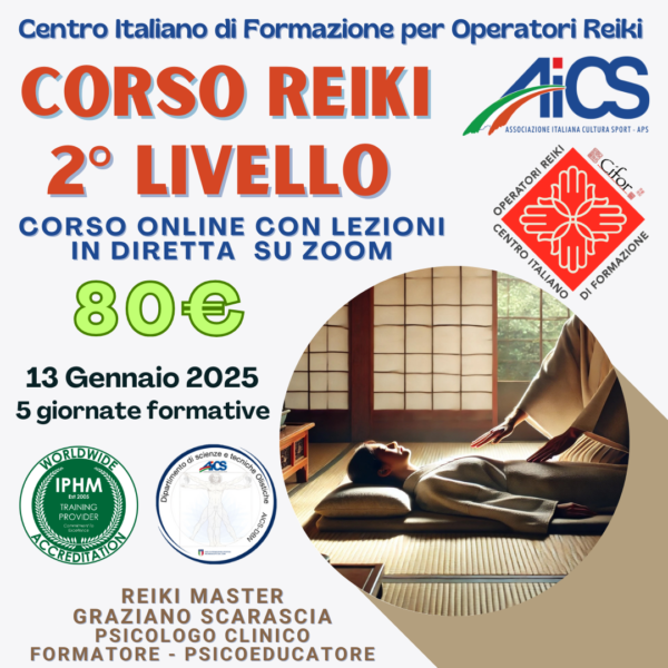 Corso Reiki 2 livello CIFOR